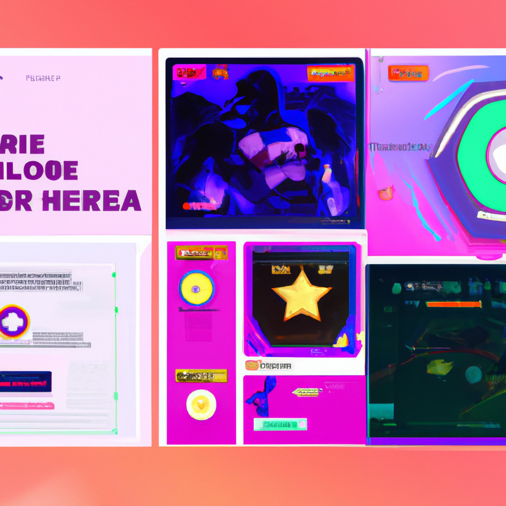 ArcadeAtlas hero collage: colorful indie game thumbnails and HUD overlays